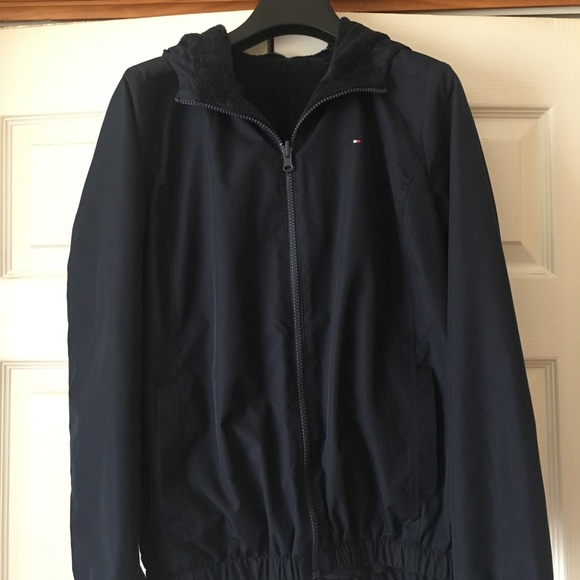 NWOT Tommy Hilfiger Women’s Reversible Jacket Sz:S - Picture 2 of 6